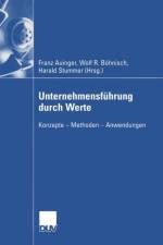 Unternehmensfuhrung durch Werte