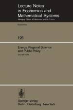 Energy, Regional Science and Public Policy