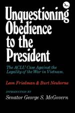 Unquestioning Obedience to the President af Burt Neuborne