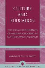 Culture and Education af Margaret Zoller Booth