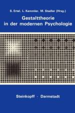 Gestalttheorie in der Modernen Psychologie