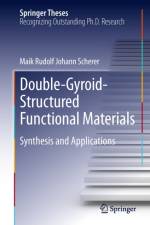 Double-Gyroid-Structured Functional Materials af Maik Rudolf Johann Scherer