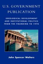 U.S. Government Publication af John Spencer Walters