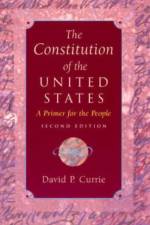 The Constitution of the United States af David P. Currie