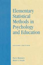 Elementary Statistical Methods in Psychology and Education af Paul J. Blommers