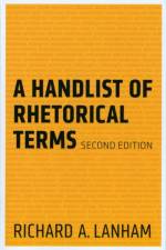 A Handlist of Rhetorical Terms af Richard A. Lanham