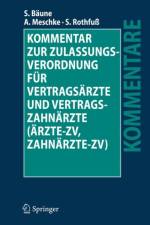 Kommentar Zur Zulassungsverordnung Fur Vertragsarzte Und Vertragszahnarzte (Arzte-Zv, Zahnarzte-Zv) af Stefan Baune