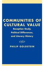 Communities of Cultural Value af Philip Goldstein