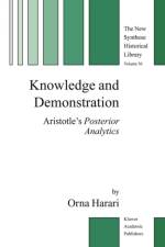 Knowledge and Demonstration af Orna Harari