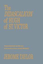 The Didascalicon of Hugh of Saint Victor af St.Victor Hugh