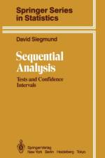Sequential Analysis af David Siegmund
