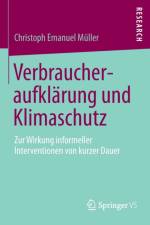 Verbraucheraufklarung Und Klimaschutz af Christoph Emanuel Muller