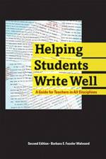 Helping Students Write Well af Barbara E. Fassler Walvoord