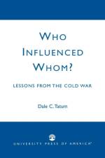 Who Influenced Whom? af Dale C. Tatum