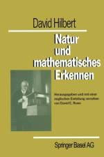 David Hilbert Natur Und Mathematisches Erkennen