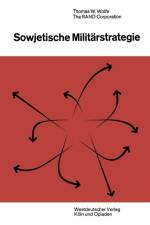 Sowjetische Militarstrategie af Thomas William Wolfe