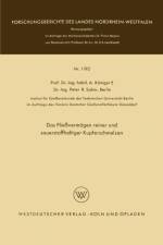 Das Fliessvermoegen Reiner Und Sauerstoffhaltiger Kupferschmelzen af Anton Koeniger