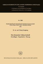 Die Chinesische Volkswirtschaft af Tsung-Tung Chang