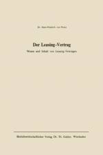 Der Leasing-Vertrag af Ploetz