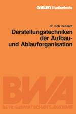 Darstellungstechniken Der Aufbau- Und Ablauforganisation af Goetz Schmidt