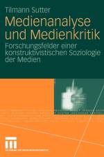 Medienanalyse Und Medienkritik af Tilmann Sutter
