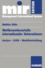 Wettbewerbsvorteile Internationaler Unternehmen af Mathias Dahn