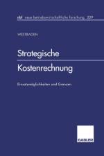 Strategische Kostenrechnung af Axel Baden