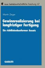 Gewinnrealisierung Bei Langfristiger Fertigung af Martin Zieger