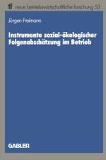 Instrumente Sozial-OEkologischer Folgenabschatzung Im Betrieb af Jurgen Freimann