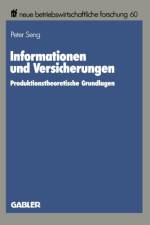 Informationen Und Versicherungen af Dr Peter Seng