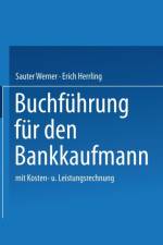 Buchfuhrung Fur Den Bankkaufmann af Sauter Werner
