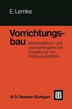 Vorrichtungsbau af Erwin Lemke