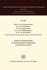 Synthese Und Eigenschaften Von Heterocyclischen Verbindungen Mit Adamantan-Struktur