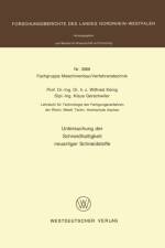 Untersuchung Der Schneidhaltigkeit Neuartiger Schneidstoffe af Wilfried Koenig