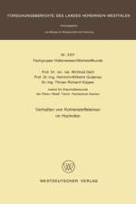 Verhalten Von Kohlenstoffsteinn Im Hochofen af Winfried Dahl