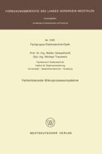 Fehlertolerante Mikroprozessorsysteme af Walter Geisselhardt
