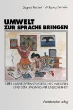 Umwelt Zur Sprache Bringen af Wolfgang Zierhofer