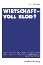 Wirtschaft -- Voll Bloed? af Katrin Schnettler