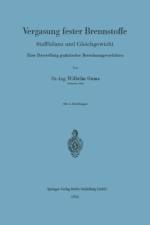 Vergasung Fester Brennstoffe af Wilhelm Gumz