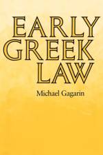 Early Greek Law af Michael Gagarin