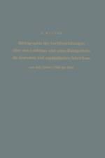 Bibliographie der Veroffentlichungen Uber den Leichtbau und seine Randgebiete im Deutschen und Auslandischen Schrifttum aus den Jahren 1940 Bis 1954 / Bibliography of Publications on Light Weight Constructions and Related Fields in German and Foreign Lite af Hermann Winter