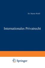 Internationales Privatrecht af Martin Wolff
