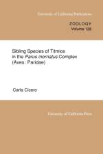 Sibling Species of Titmice in the Parus inornatus Complex (Aves: Paridae) af Carla Cicero