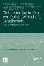 Globalisierung Im Fokus Von Politik, Wirtschaft, Gesellschaft