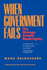 When Government Fails af Mark Baldassare