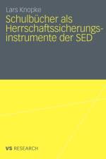 Schulbucher ALS Herrschaftssicherungsinstrumente Der sed af Lars Knopke