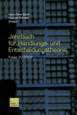 Jahrbuch Fur Handlungs- Und Entscheidungstheorie