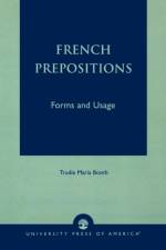 French Prepositions af Trudie Maria Booth
