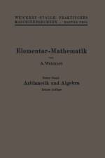 Elementar-Mathematik af A Weickert