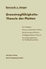 Grenztragfahigkeits-Theorie Der Platten af A Sawczuk
